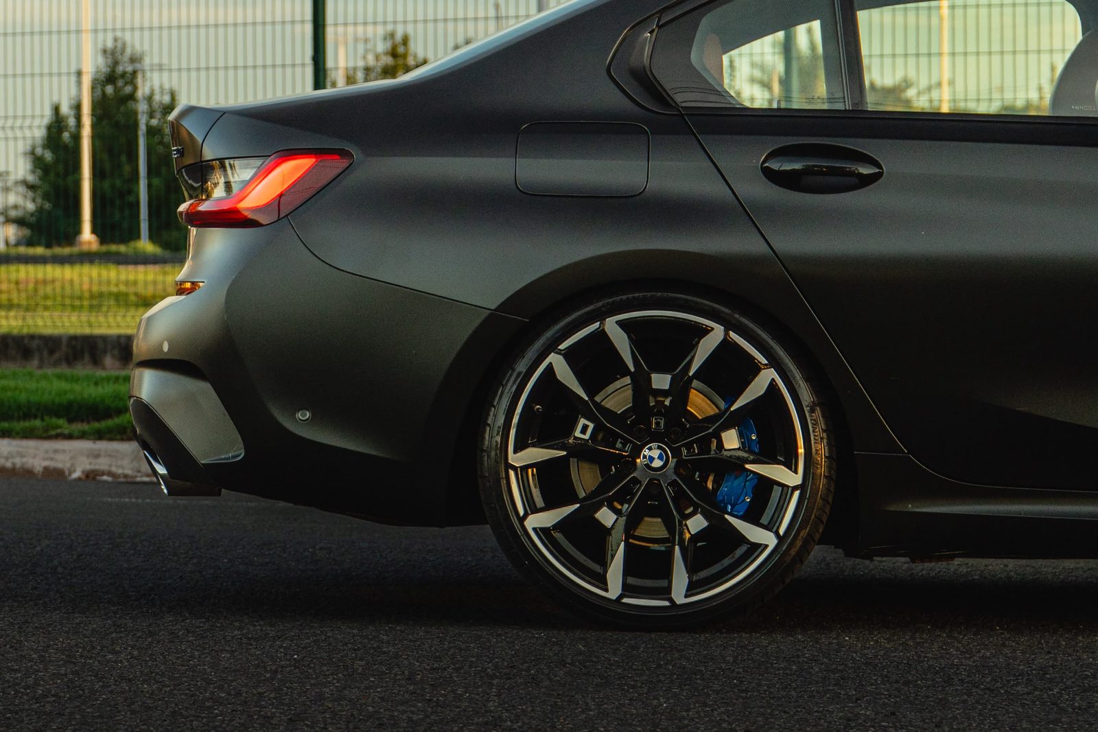 BMW com PPF, detalhe traseiro